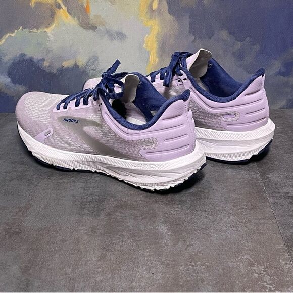 Brooks Launch 9 1203731B588 Lilac & Silver Women's Running Shoes Size 6.5B - Picture 9 of 16